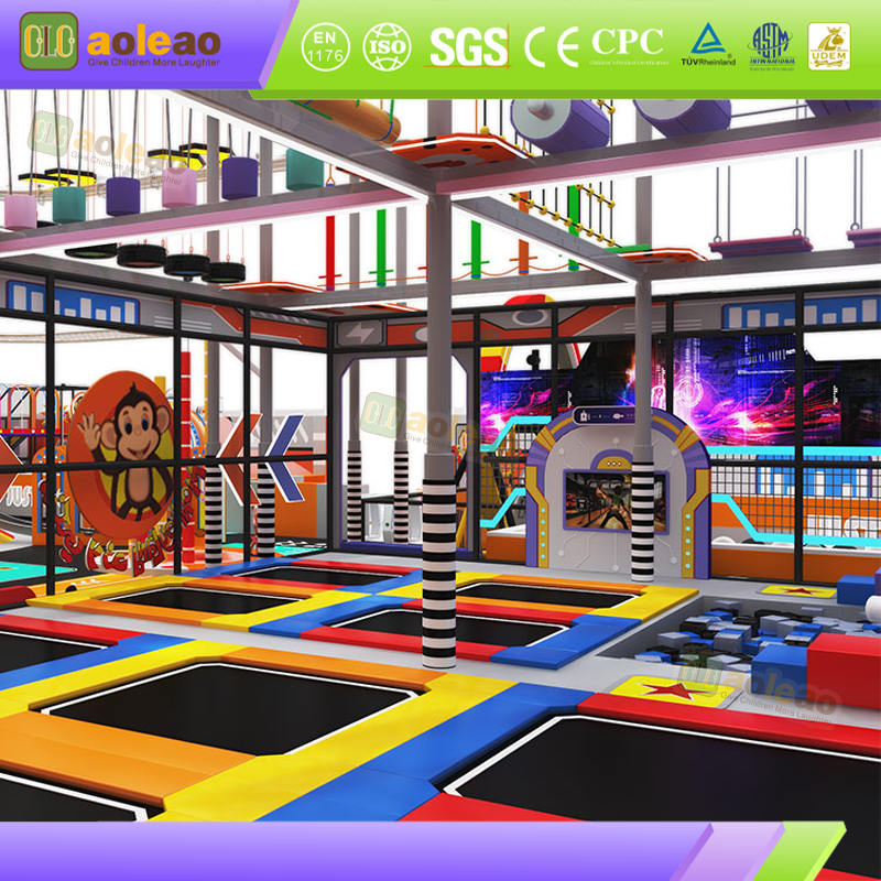 Trampoline-speelplaats