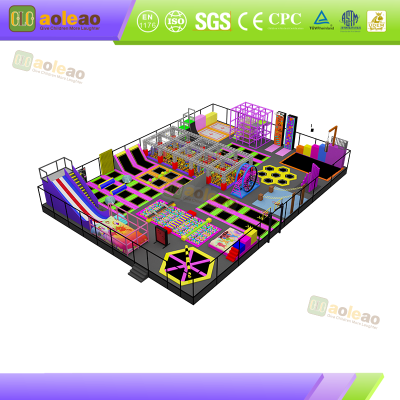 Hybrid Commercial Indoor Amusement Equipment for Trampoline Parks | Aoleao — изображение 2