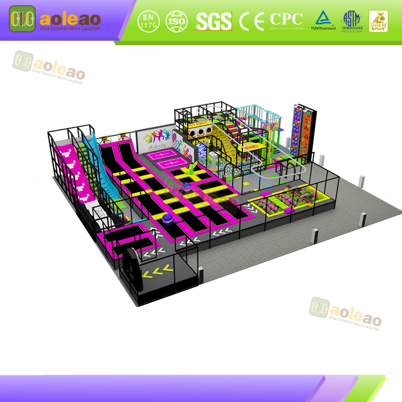 Hybrid Commercial Indoor Amusement Equipment for Trampoline Parks | Aoleao — изображение 3