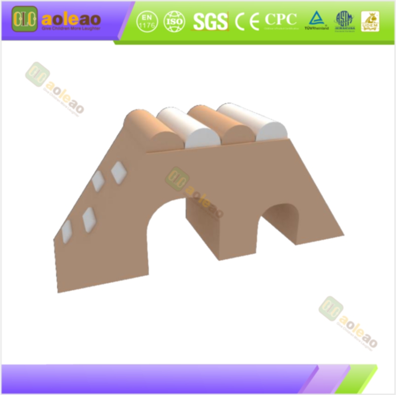 Pastel Interactive Soft Play Modules with Rolling & Climbing | Aoleao - الصورة 3