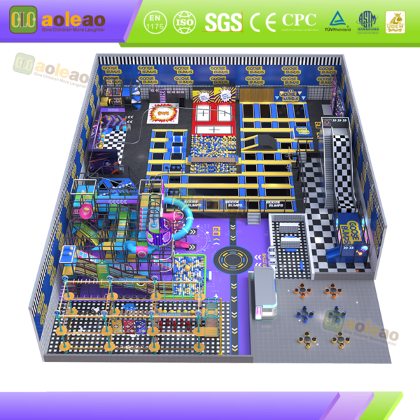 Comic-Themed Indoor Amusement Park Equipment for Family Play