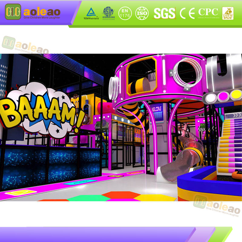 Commercial Indoor Amusement Equipment with Trampoline and Ball Pit | Aoleao – Kuva 2