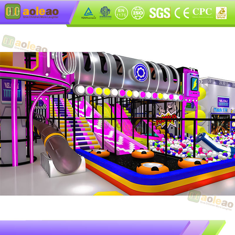 Commercial Indoor Amusement Equipment with Trampoline and Ball Pit | Aoleao – Kuva 4
