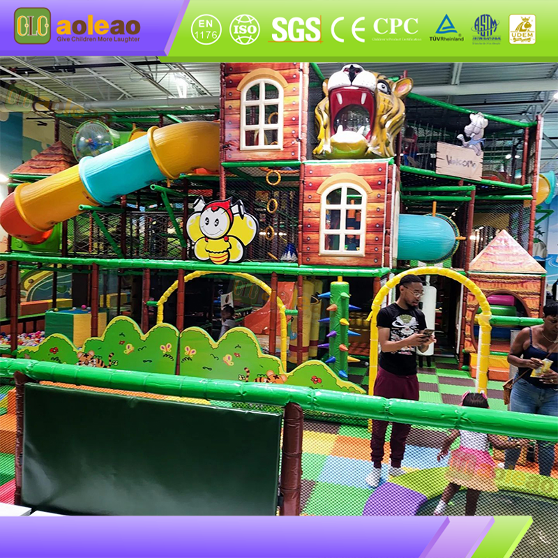 Family Dining Indoor Play Centre Equipment with Slide Routes | Aoleao – Kuva 5