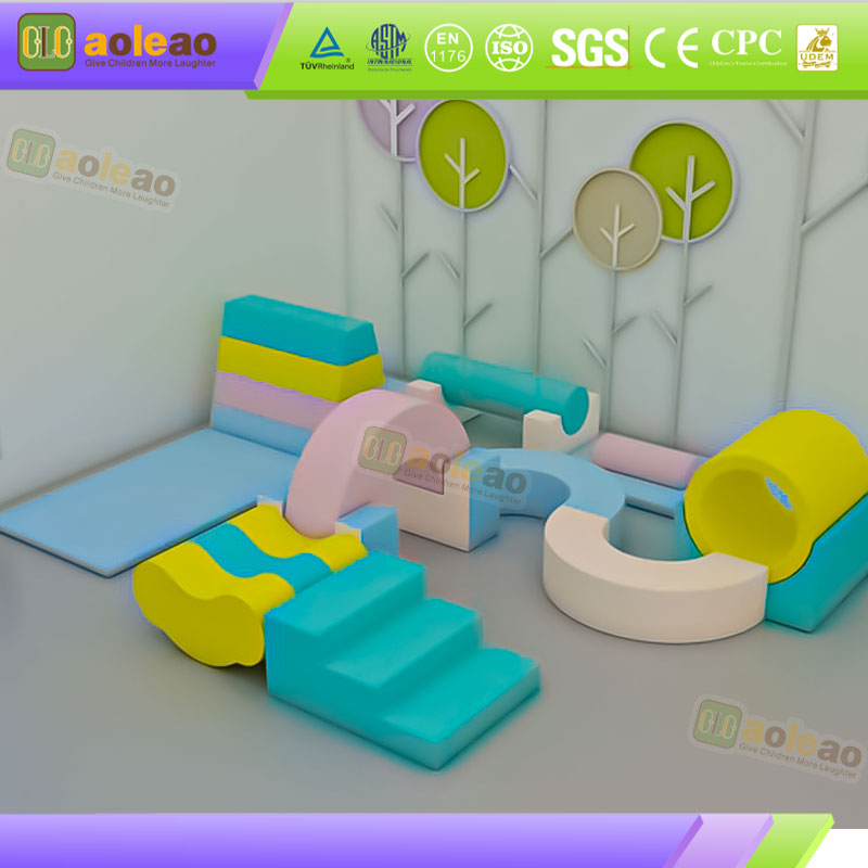Indoor Soft Play Area for Toddlers with Rainbow and Ball Pit | Aoleao - 이미지 5