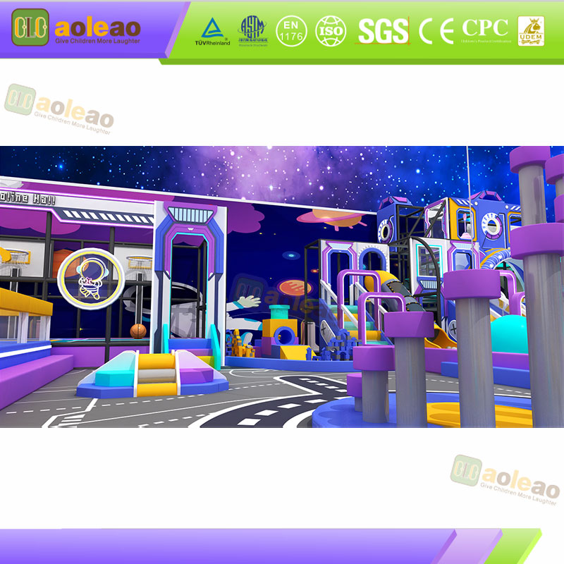 Commercial Indoor Playground Equipment with Play Tower and Ball Pit | Aoleao - الصورة 3