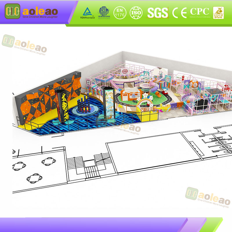 Commercial Indoor Playground Equipment for Multi-Zone FEC | Aoleao – Kuva 4