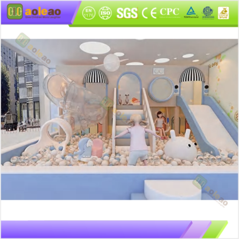 Modern Pastel Indoor Soft Play Equipment for Toddlers | Aoleao - Gambar 2