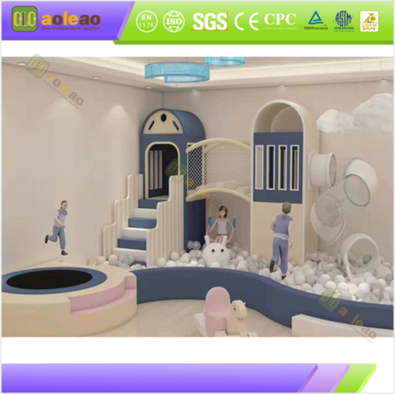 Modern Pastel Indoor Soft Play Equipment for Toddlers | Aoleao - Gambar 3