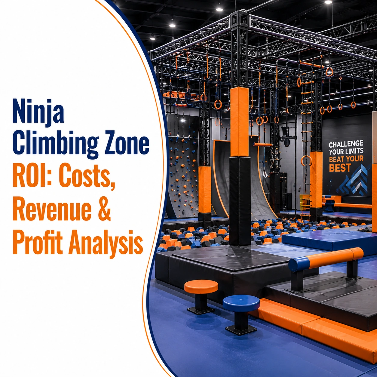 Avkastningen på investeringen ved å innføre en «Ninja Climbing Zone» på din innendørs lekeplass