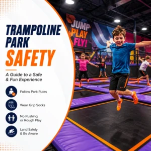 Hướng dẫn an toàn tại công viên nhảy trampoline dành cho phụ huynh và người điều hành